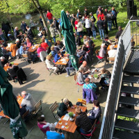 Frühlingserwachen auf der Weberei-Terrasse