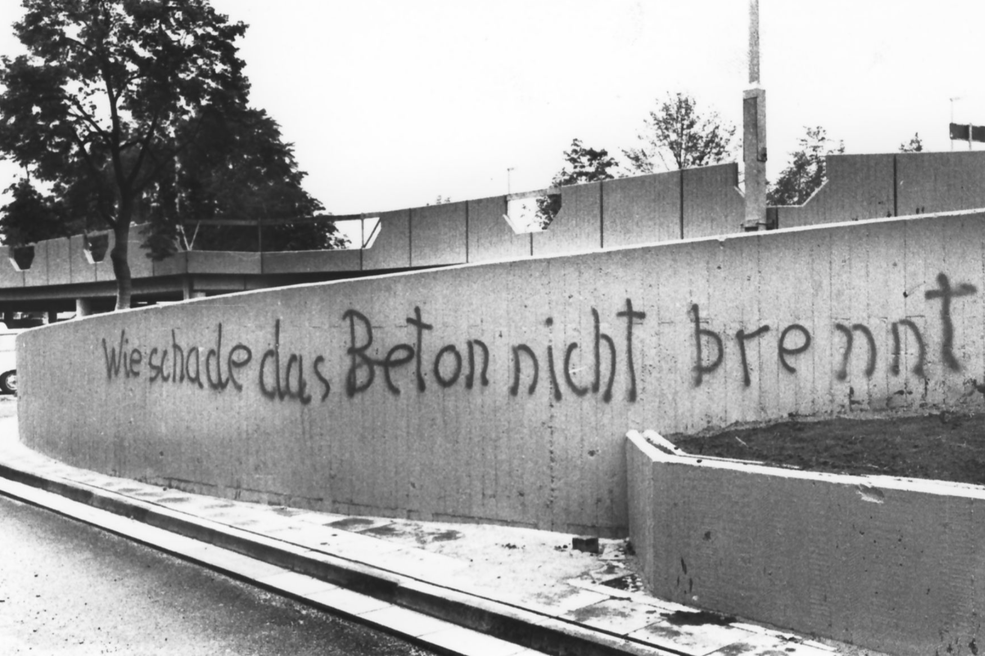 „Wie schade, dass Beton nicht brennt“