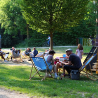 Lesen an der Dalke