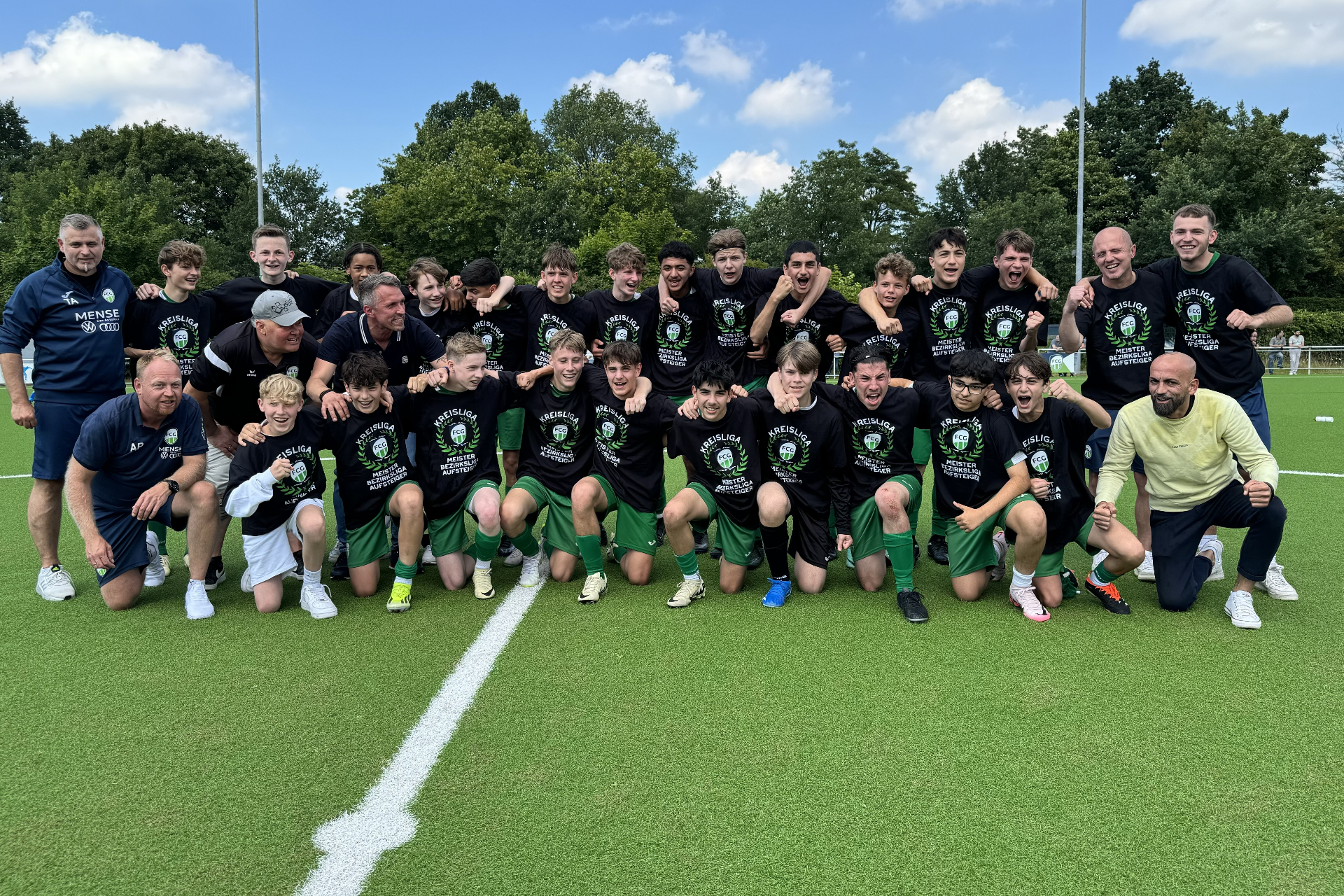 Aufstieg in Unterzahl! Joker-Tor bringt C1-Junioren in die Bezirksliga
