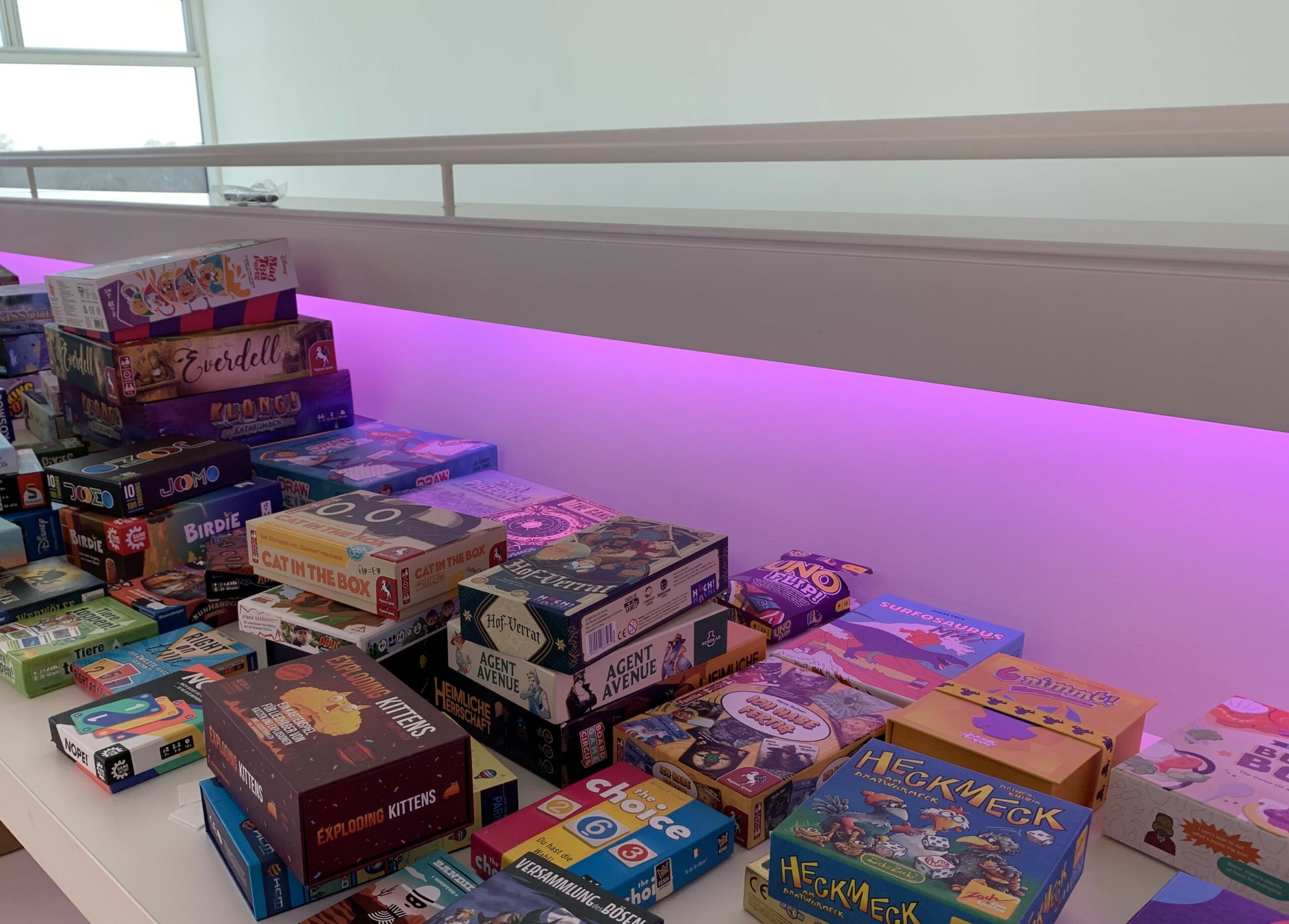 Spielen in der Skylobby