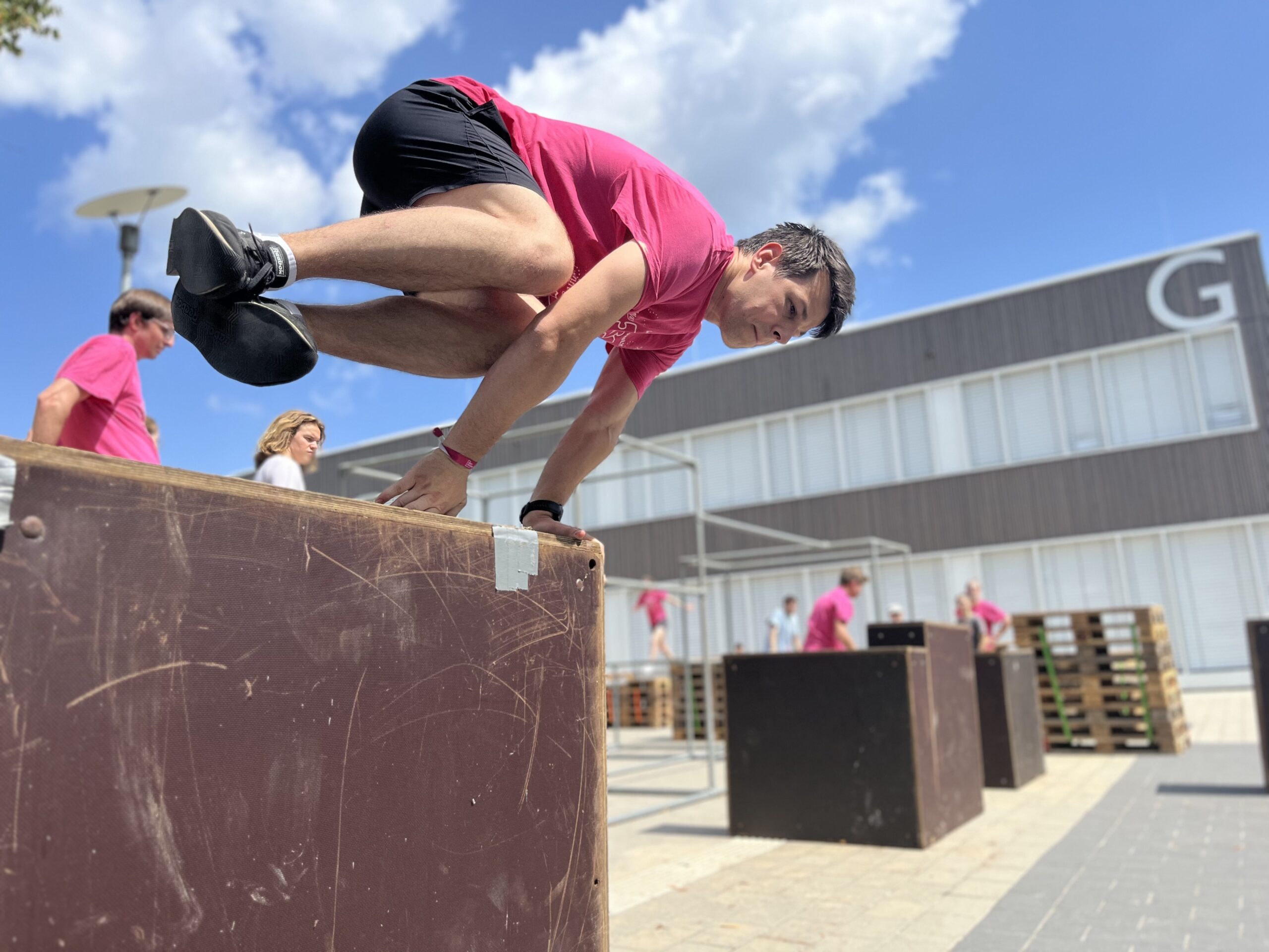 Riesenprogramm beim 14. Parkour-Camp